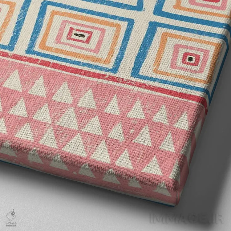 تابلو دکوراتیو کوبا ۱ اثر کاترین لاول - نمای نزدیک بافت بوم