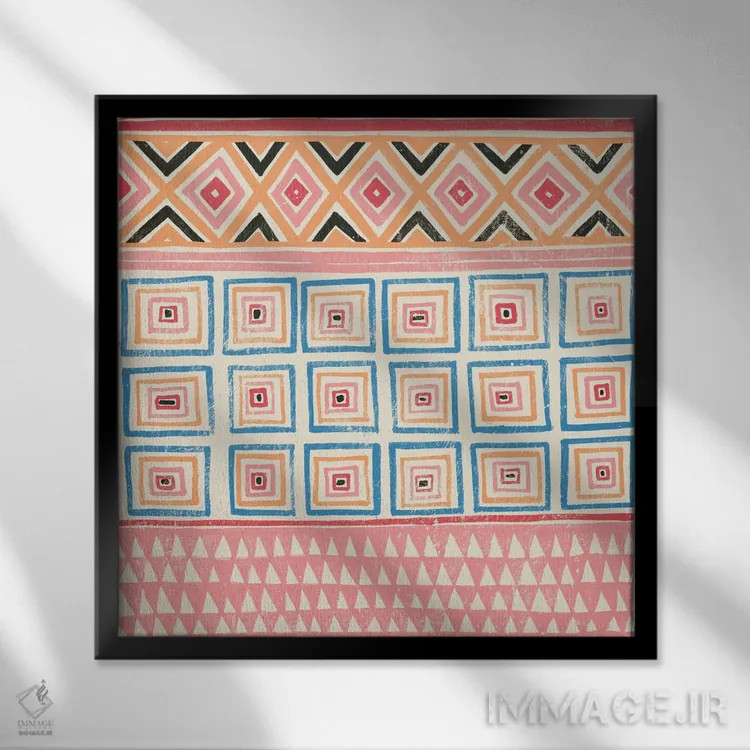 تابلو دکوراتیو کوبا ۱ اثر کاترین لاول - نمای قابدار مشکی