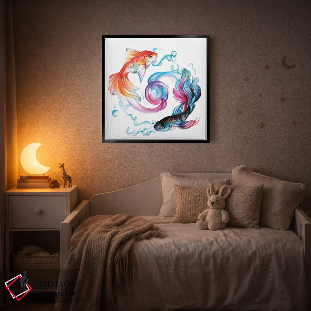 تابلو دکوراتیو ماهی اثر کتی لیپسکامب - D4B