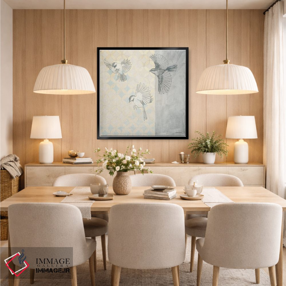 تابلو دکوراتیو فرود چکاده ها اثر کاترین لاول - D5B