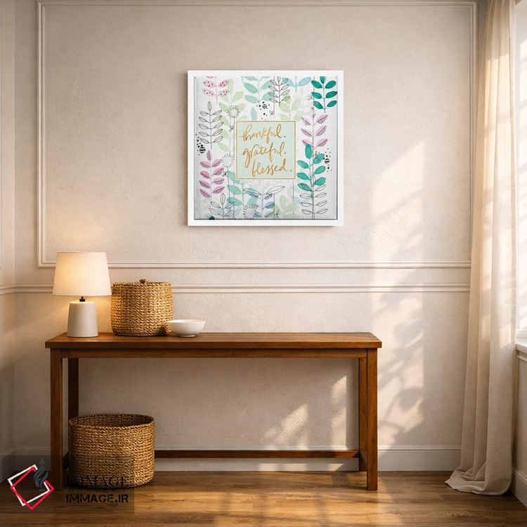 تابلو دکوراتیو گیاهان شکرگزار و پر برکت اثر کرینلاکس - D4W