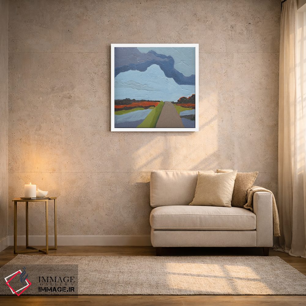 تابلو انتزاعی پایین جاده اثر کندون کریشنز - D2W
