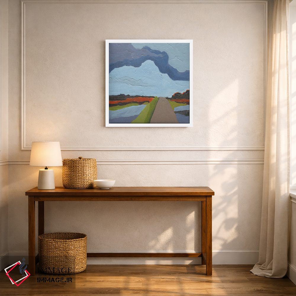 تابلو انتزاعی پایین جاده اثر کندون کریشنز - D5W