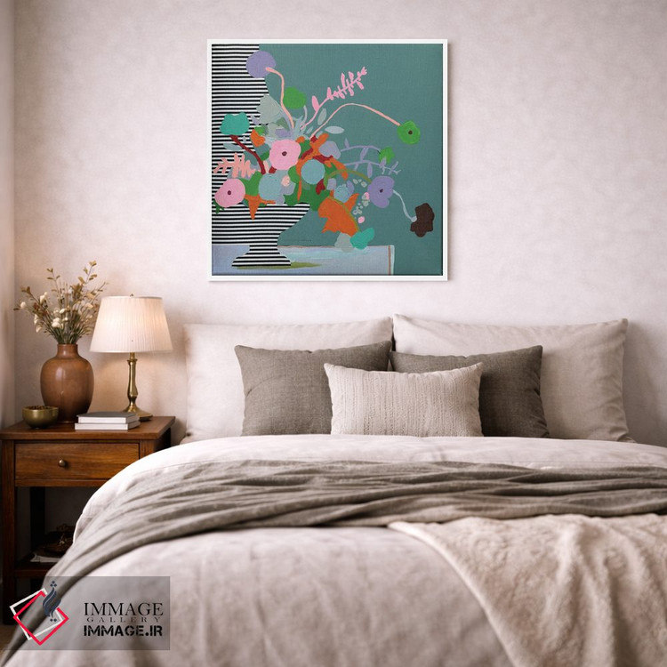 تابلو دکوراتیو خطوط وحشی اثر کندون کریشنز - D1W