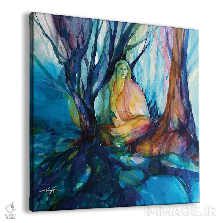 تابلو دکوراتیو نگهبان جنگل اثر کتی مورتون استنیون - نمای پرسپکتیو محصول