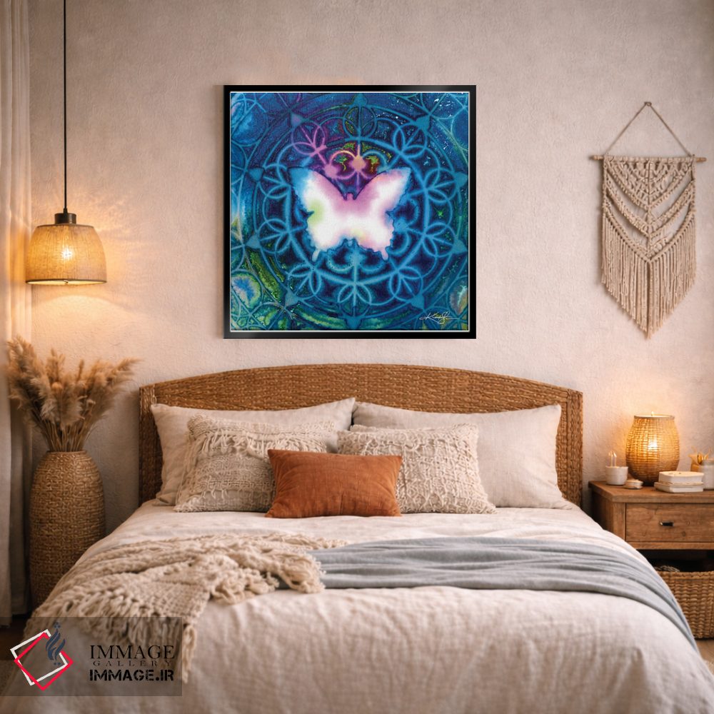 تابلو دکوراتیو برداشت های پروانه ای دوم اثر کتی مورتون استنیون - D2B