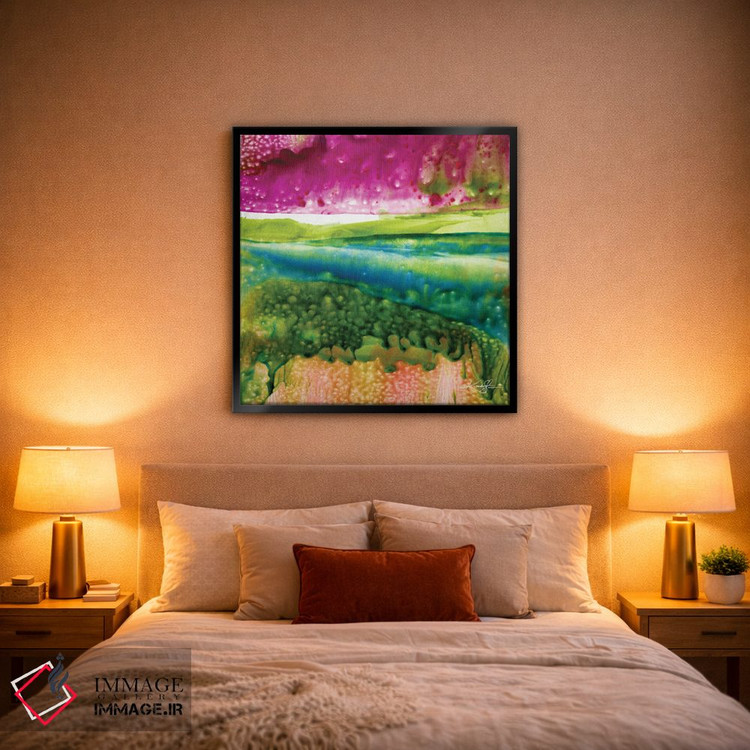 تابلو انتزاعی انتزاع مومی بیست ودوم اثر کتی مورتون استنیون - D1B