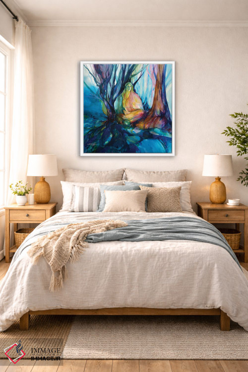 تابلو دکوراتیو نگهبان جنگل اثر کتی مورتون استنیون - D3W