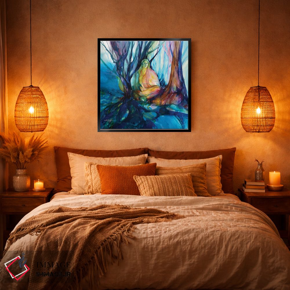 تابلو دکوراتیو نگهبان جنگل اثر کتی مورتون استنیون - D5B