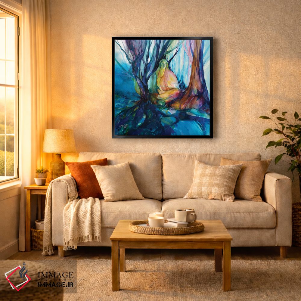 تابلو دکوراتیو نگهبان جنگل اثر کتی مورتون استنیون - D6B