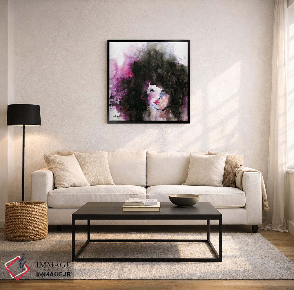 تابلو دکوراتیو موی پرپشت دوم اثر کتی مورتون استنیون - D3B