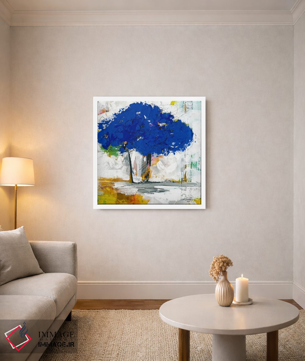 تابلو انتزاعی دسته گل XIX اثر کتی مورتون استنیون - D2W