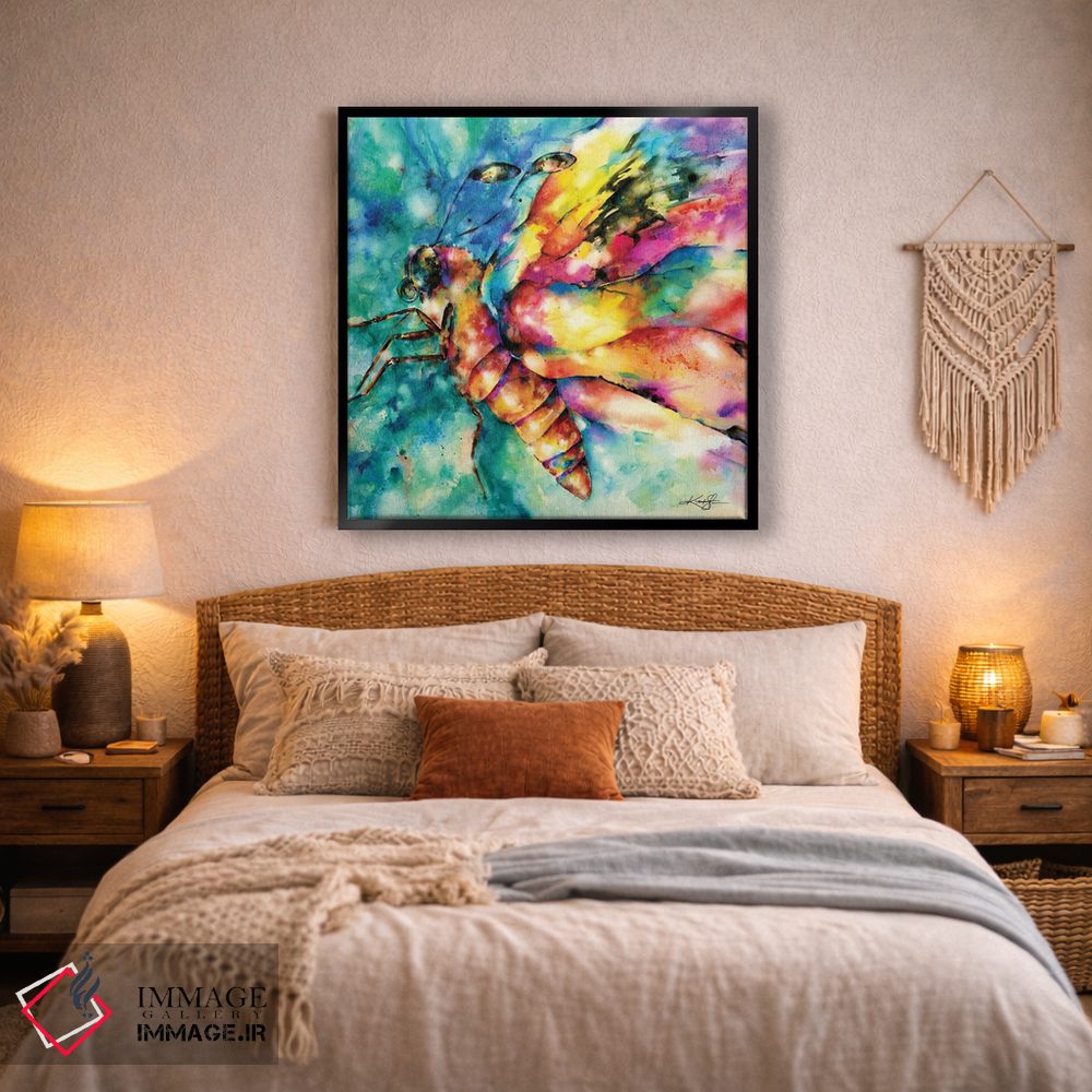 تابلو دکوراتیو پروانه دوم اثر کتی مورتون استنیون - D4B