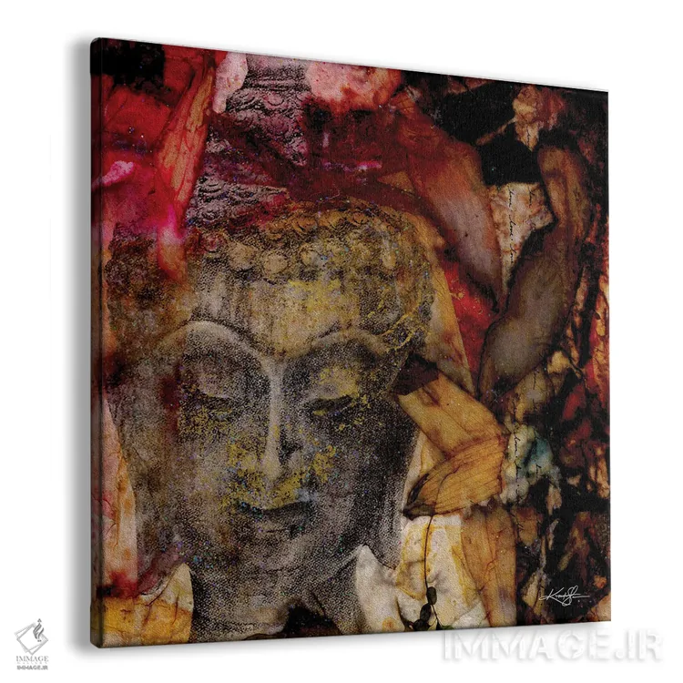 تابلو دکوراتیو عشق بودا I اثر کتی مورتون استنیون - نمای پرسپکتیو محصول