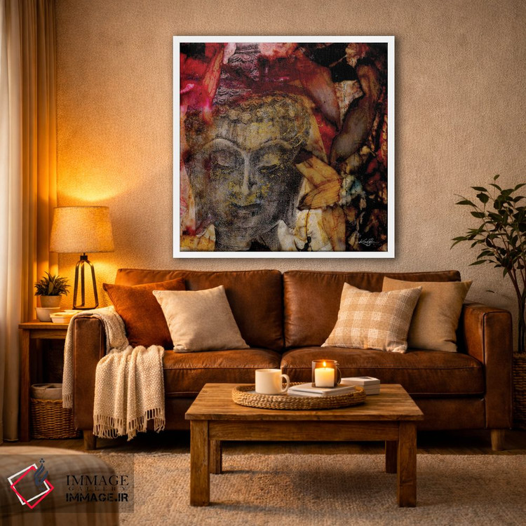 تابلو دکوراتیو عشق بودا I اثر کتی مورتون استنیون - D1W