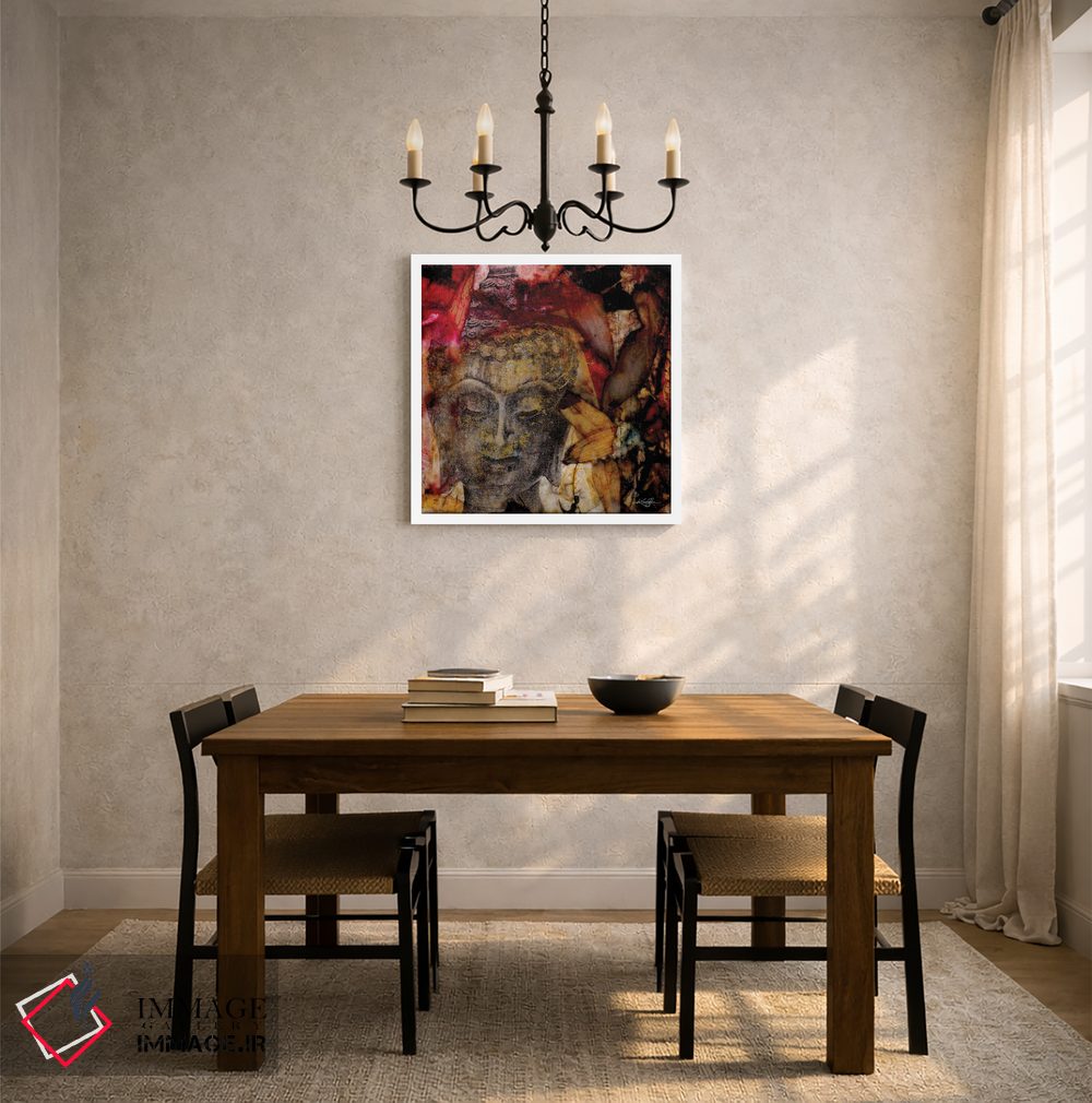 تابلو دکوراتیو عشق بودا I اثر کتی مورتون استنیون - D5W