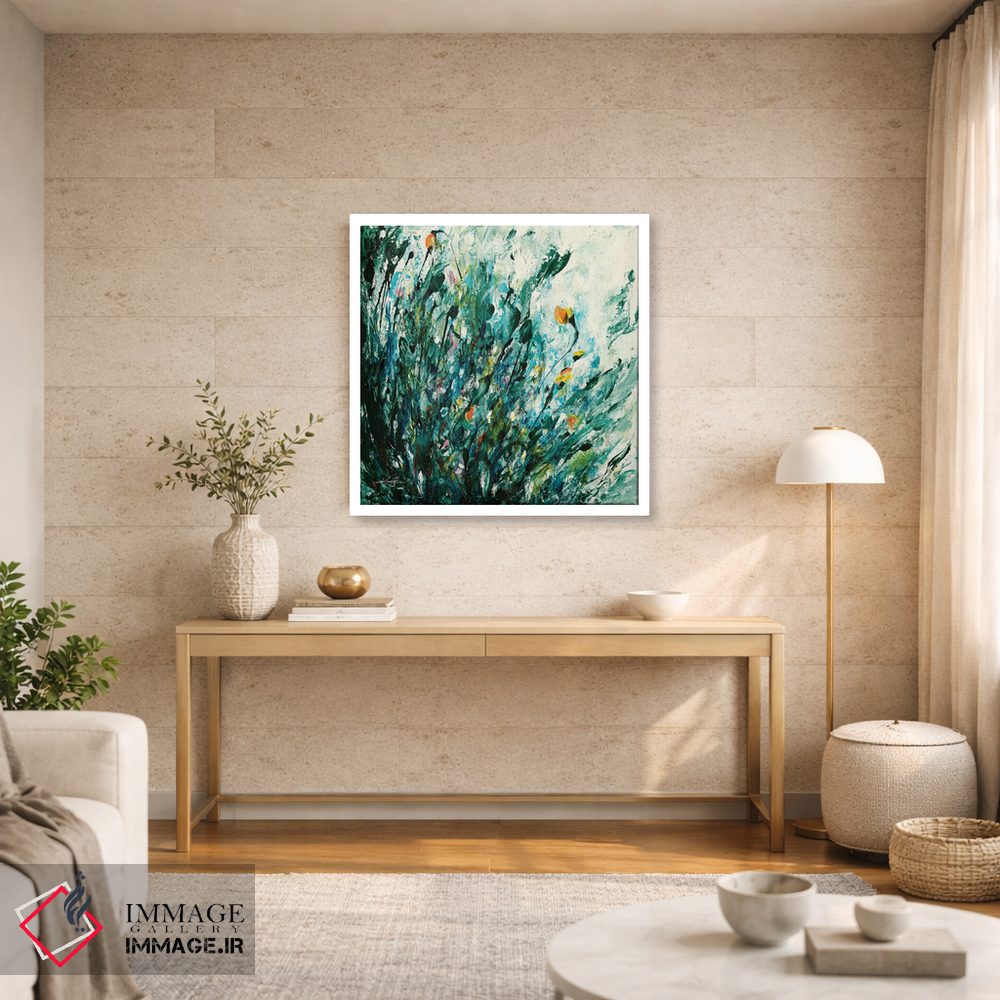 تابلو انتزاعی پیش از باران اثر کتی مورتون استنیون - D2W