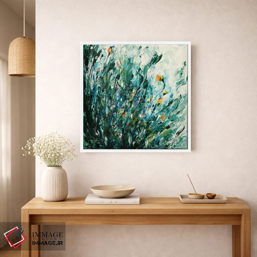 تابلو انتزاعی پیش از باران اثر کتی مورتون استنیون - D1W