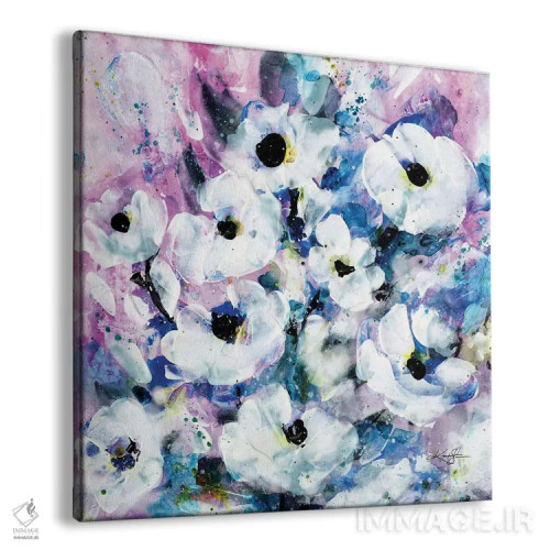 تابلو انتزاعی آرزوهای شکوفا دهم اثر کتی مورتون استنیون - نمای پرسپکتیو محصول