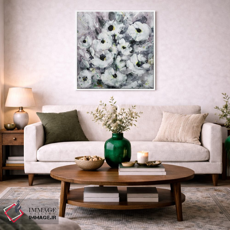 تابلو انتزاعی آرزوهای شکوفا دهم-دوم اثر کتی مورتون استنیون - D3W
