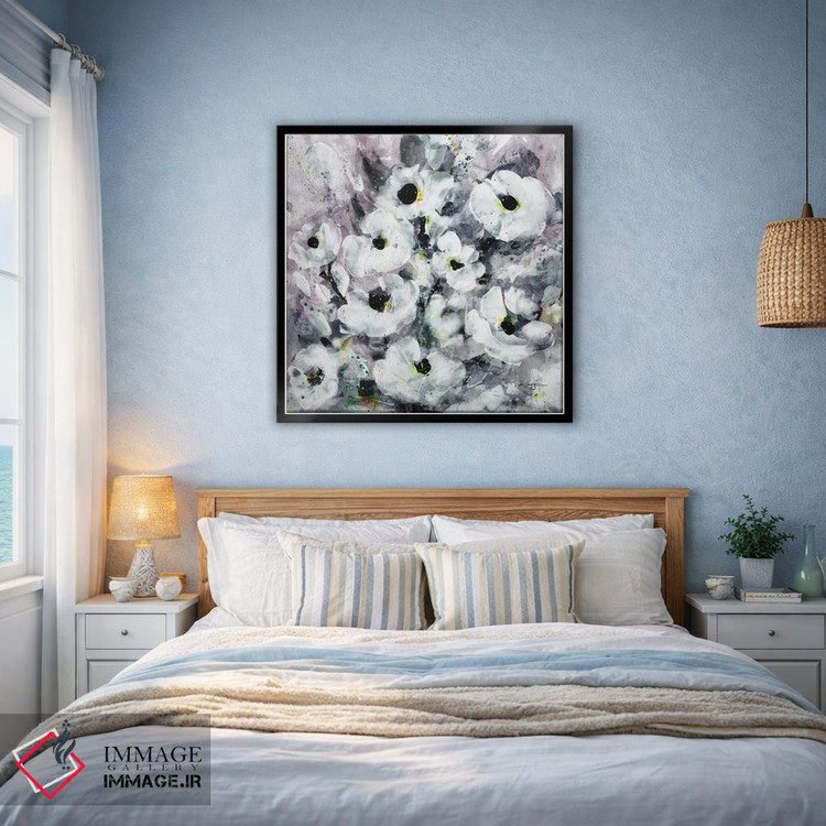 تابلو انتزاعی آرزوهای شکوفا دهم-دوم اثر کتی مورتون استنیون - D5B