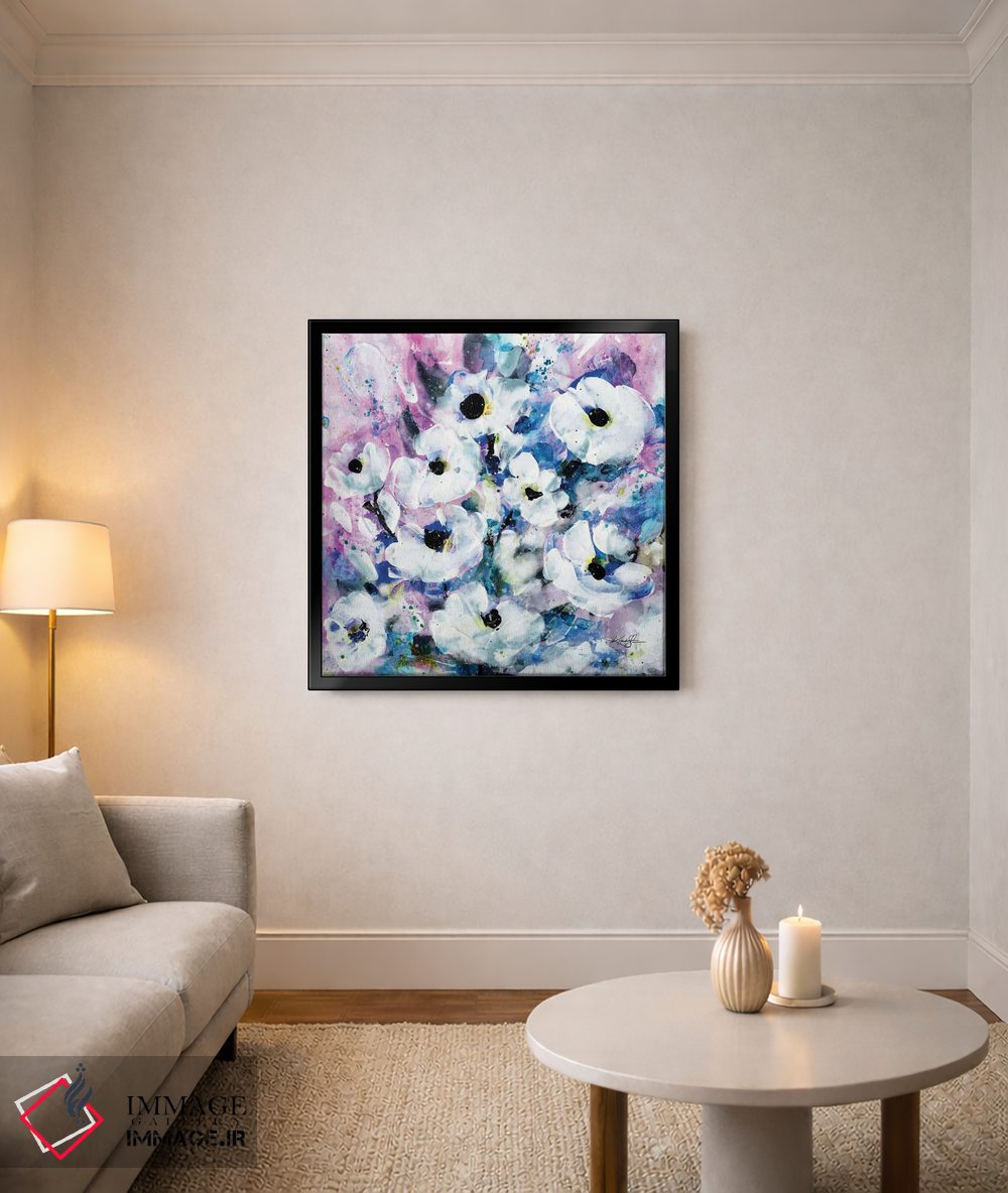 تابلو انتزاعی آرزوهای شکوفا دهم اثر کتی مورتون استنیون - D4B