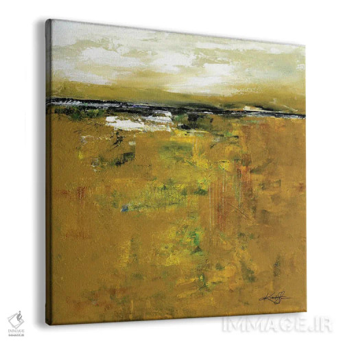 تابلو انتزاعی سرزمین جوهره اثر کتی مورتون استنیون - نمای پرسپکتیو محصول