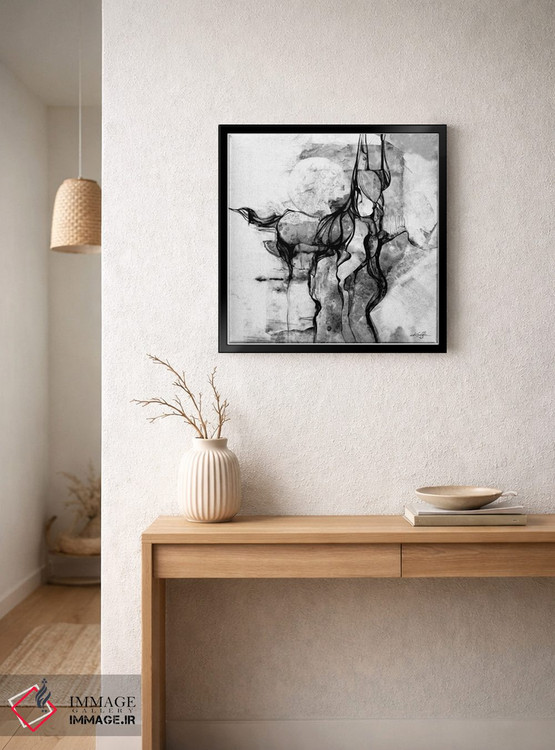 تابلو انتزاعی روح اسب II اثر کتی مورتون استنیون - D4B