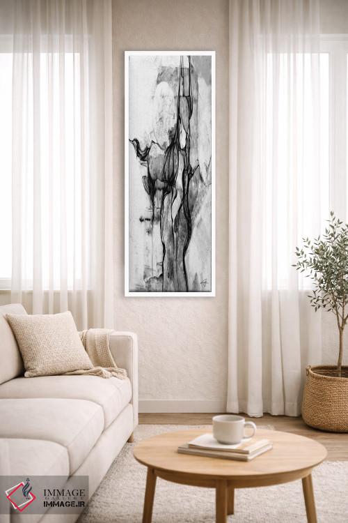 تابلو انتزاعی روح اسب II اثر کتی مورتون استنیون - D2W