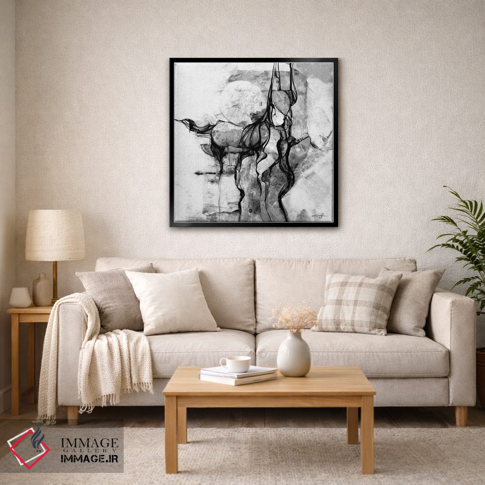 تابلو انتزاعی روح اسب II اثر کتی مورتون استنیون - D3B