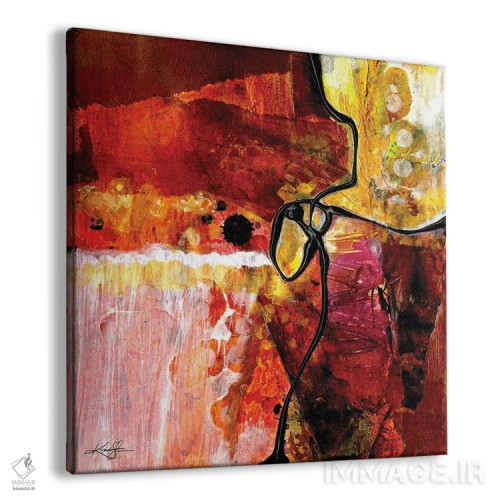 تابلو انتزاعی بیداری اسرارآمیز VI اثر کتی مورتون استنیون - نمای پرسپکتیو محصول