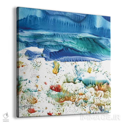 تابلو انتزاعی برخوردهای رویایی XV اثر کتی مورتون استنیون - نمای پرسپکتیو محصول