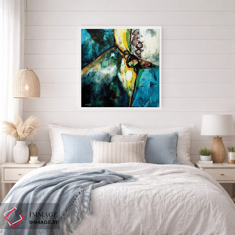 تابلو انتزاعی بیداری اسرارآمیز XVI اثر کتی مورتون استنیون - D4W