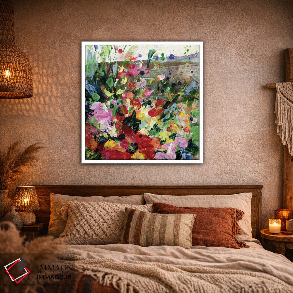 تابلو انتزاعی رویاهای مرتع XV اثر کتی مورتون استنیون - D1W