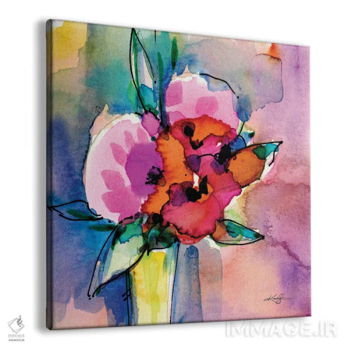 تابلو دکوراتیو گل ها XIII اثر کتی مورتون استنیون - نمای پرسپکتیو محصول