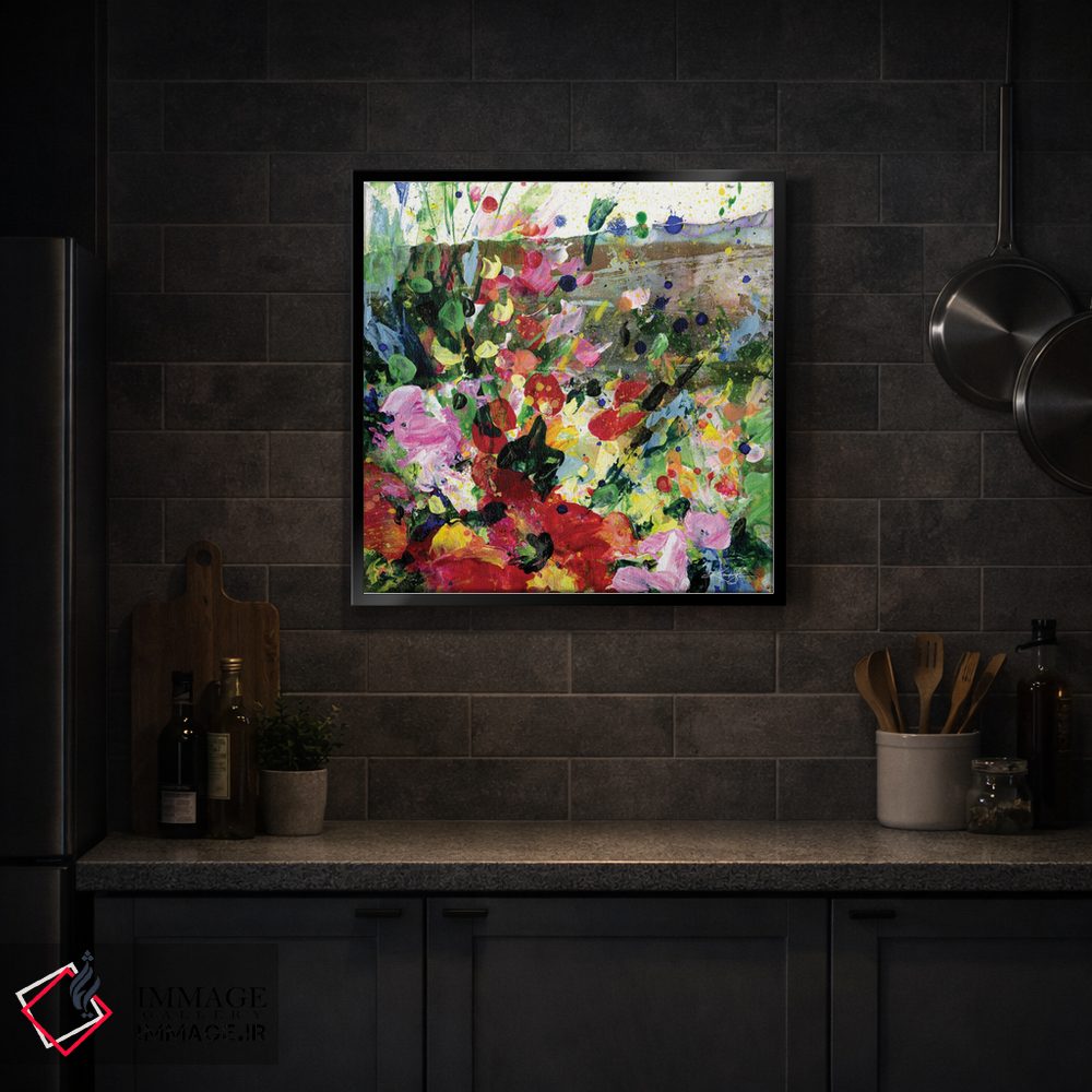 تابلو انتزاعی رویاهای مرتع XV اثر کتی مورتون استنیون - D4B