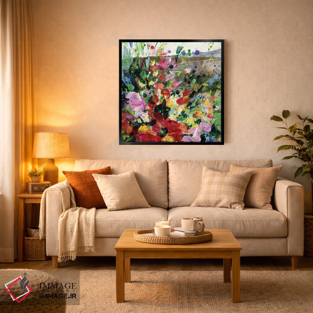 تابلو انتزاعی رویاهای مرتع XV اثر کتی مورتون استنیون - D5B