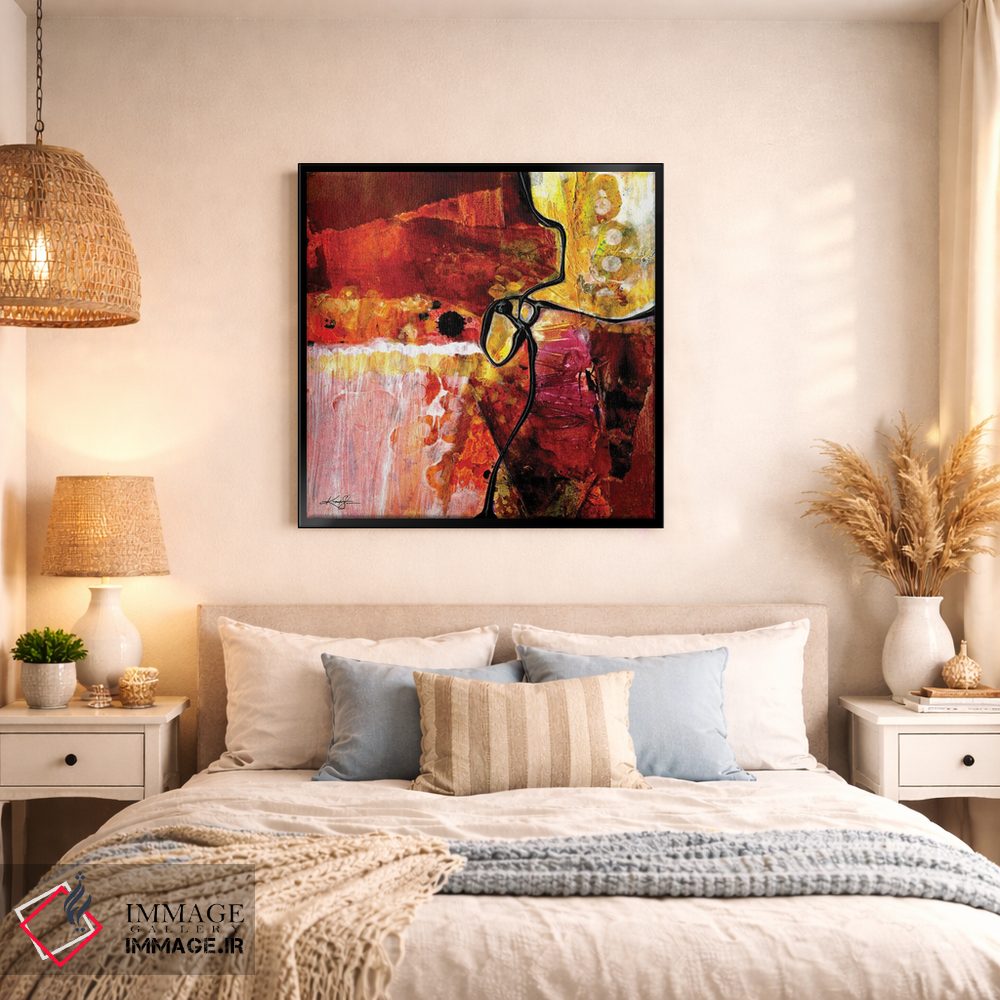 تابلو انتزاعی بیداری اسرارآمیز VI اثر کتی مورتون استنیون - D1B