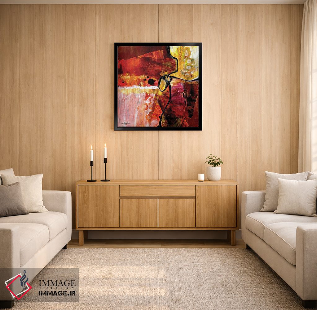 تابلو انتزاعی بیداری اسرارآمیز VI اثر کتی مورتون استنیون - D4B