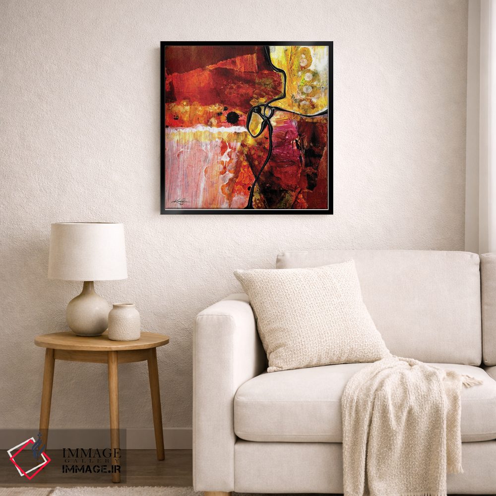 تابلو انتزاعی بیداری اسرارآمیز VI اثر کتی مورتون استنیون - D6B