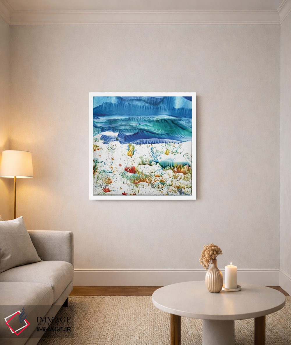 تابلو انتزاعی برخوردهای رویایی XV اثر کتی مورتون استنیون - D2W