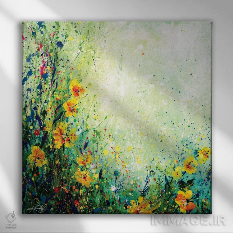 تابلو دکوراتیو مرتع اسرارآمیز II اثر کتی مورتون استنیون - نمای روبهرو روی دیوار