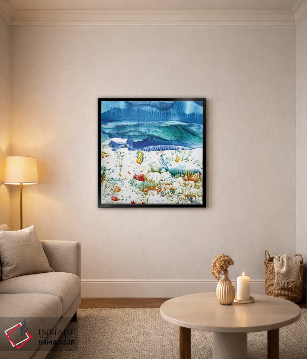 تابلو انتزاعی برخوردهای رویایی XV اثر کتی مورتون استنیون - D4B