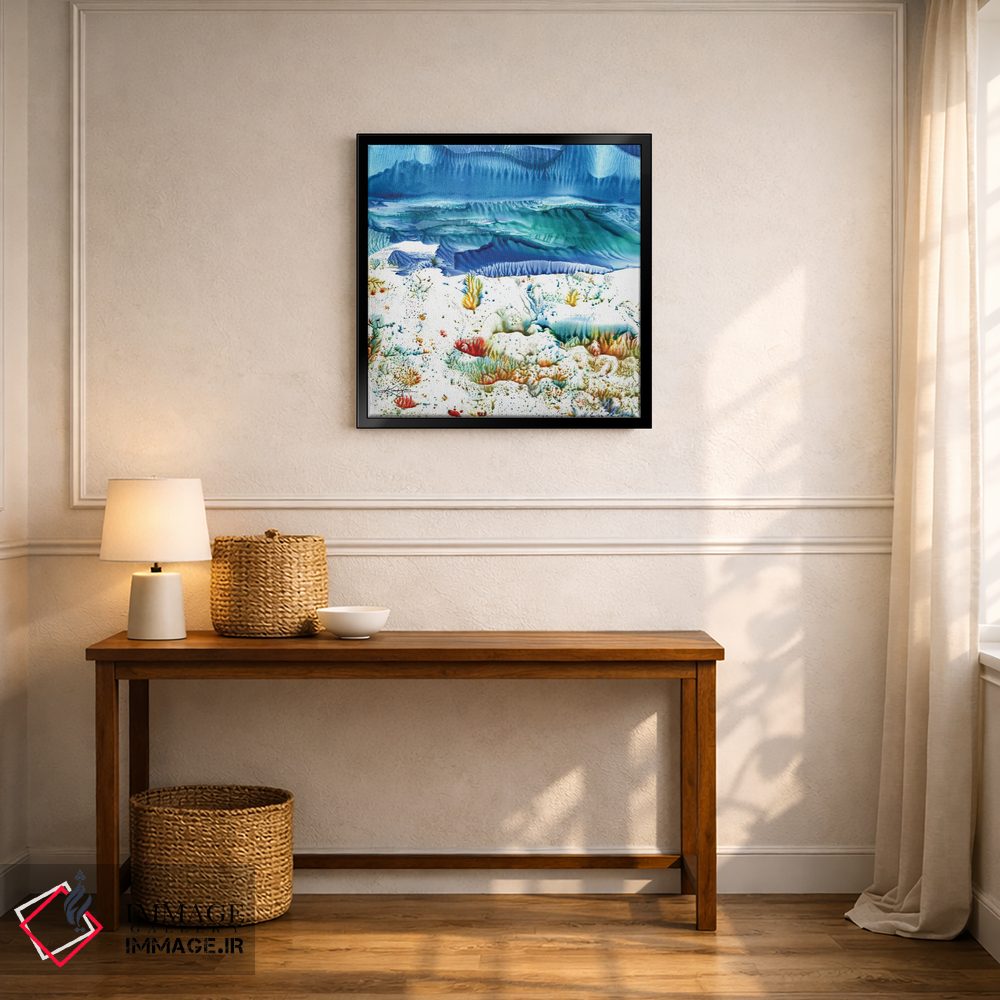 تابلو انتزاعی برخوردهای رویایی XV اثر کتی مورتون استنیون - D6B