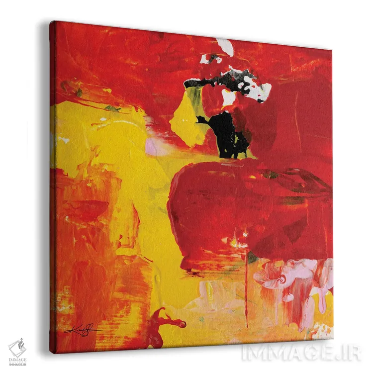 تابلو انتزاعی انتزاعی پانزدهم اثر کتی مورتون استنیون - نمای پرسپکتیو محصول