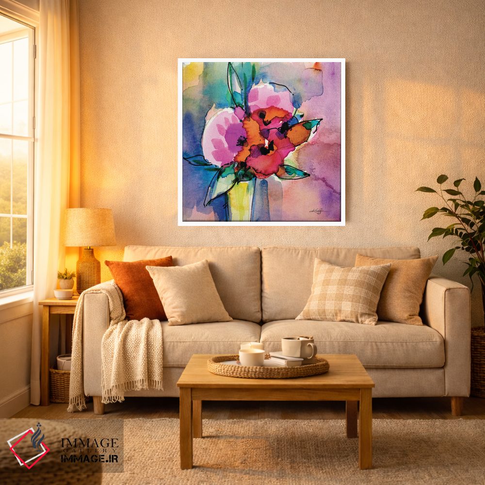 تابلو دکوراتیو گل ها XIII اثر کتی مورتون استنیون - D3W