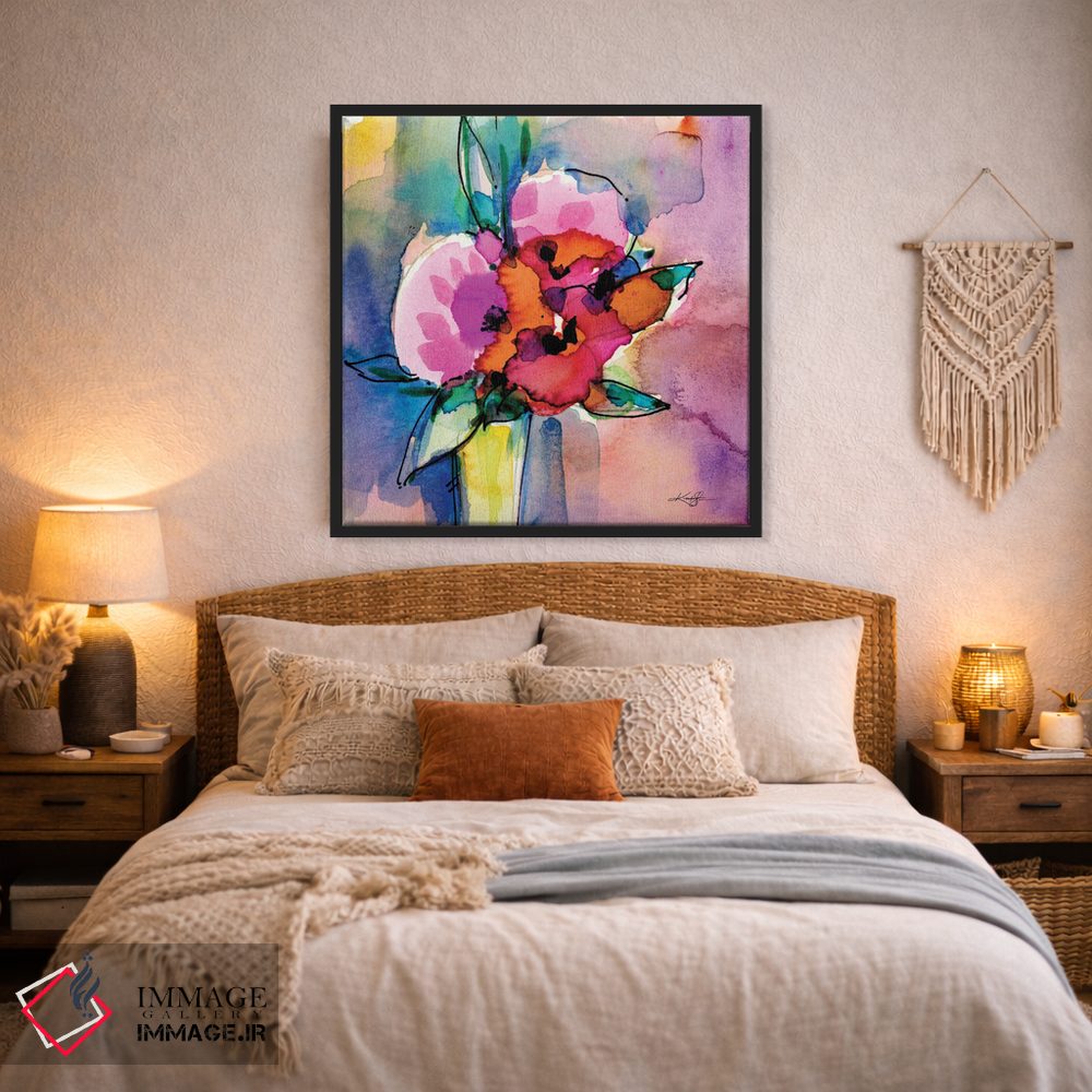 تابلو دکوراتیو گل ها XIII اثر کتی مورتون استنیون - D5B