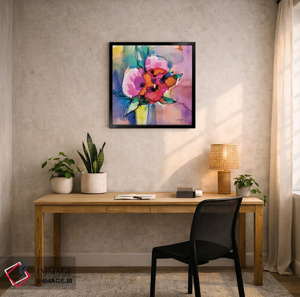 تابلو دکوراتیو گل ها XIII اثر کتی مورتون استنیون - D6B
