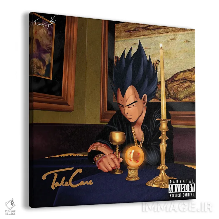 تابلو دکوراتیو ویجتا مراقب باش اثر تام کینگو - نمای پرسپکتیو محصول