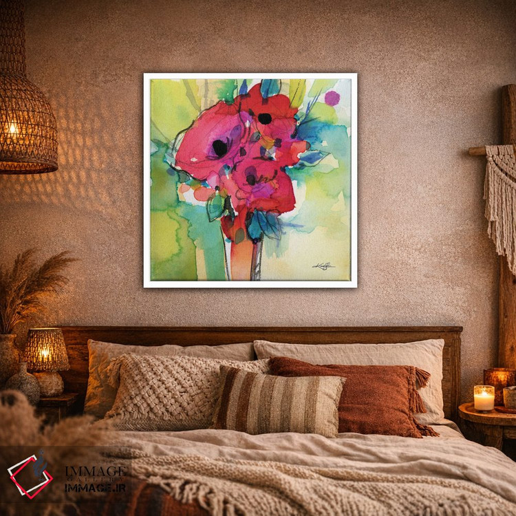 تابلو دکوراتیو گل ها XLIV اثر کتی مورتون استنیون - D1W